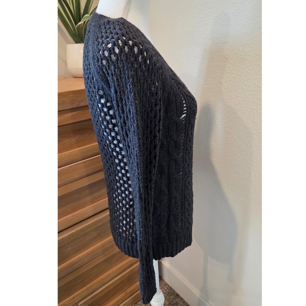 American Eagle Outfitters Womens Wool Blend Sweater Goth, Minimalist, Earthy XS - Picture 9 of 10